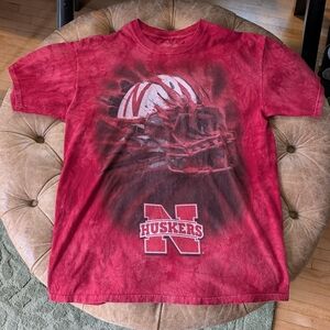 Nebraska Cornhuskers The Mountain Tye Die T-shirt XL